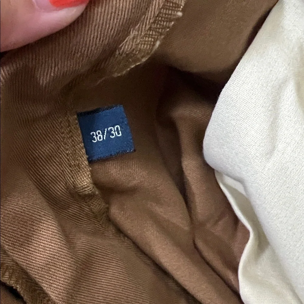 Polo chino Men's Tan Pants size 38 X 30